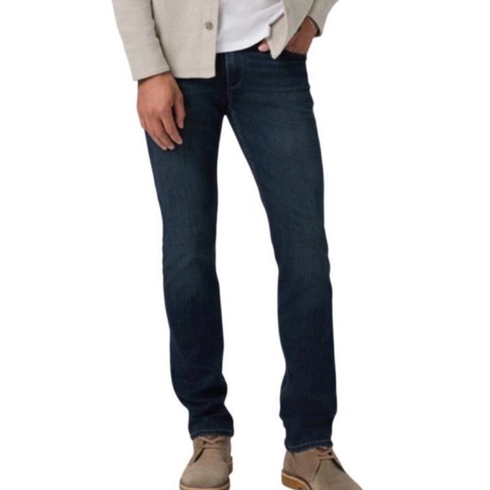 PAIGE Croft Skinny Jeans 29 in Fillmore Dark Blue Wash